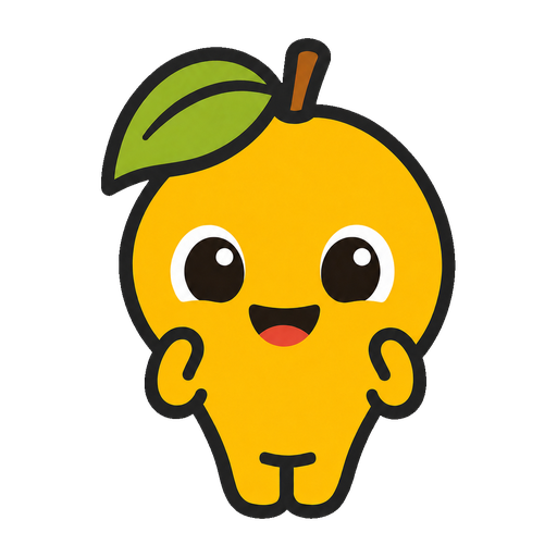 Nourino, la mascotte mangue de l'application